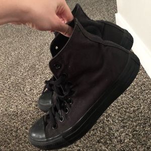 Black High Top Converse
